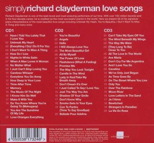 Richard Clayderman - Love Songs (3CD-Tin box) [ CD ]