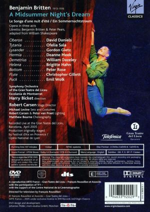 Britten, B. - A Midsummer Night's Dream (Gran Teatre del Liceu) (DVD-Video) [ DVD ]